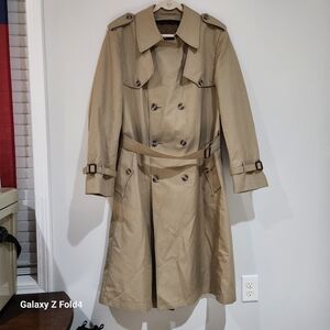 Vintage Christian Dior Monsieur Trench Coat Size 44 L